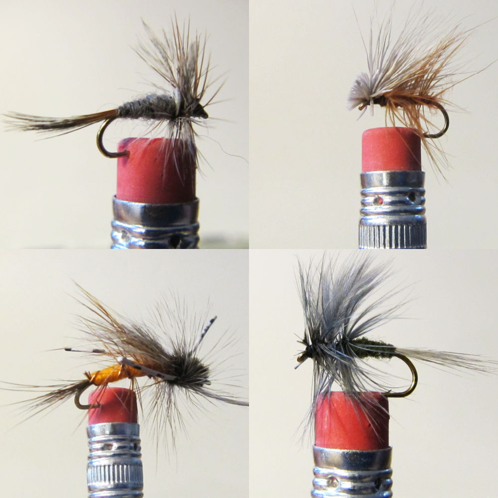 Some of the dry flies from the Ventures assortment
