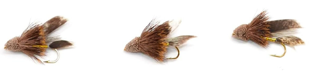 Muddler Minnows we invented for chasing browns
