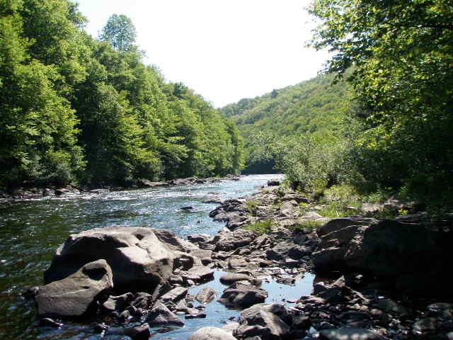 Lehigh river in Pennsylvania